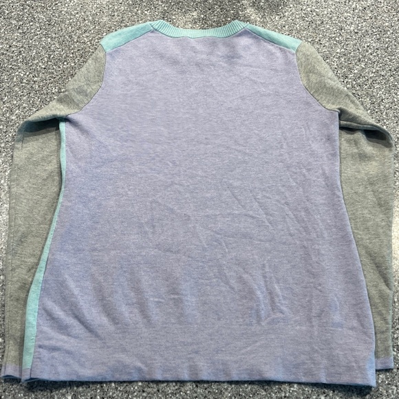 Peter Millar Julia Knitted Crew Neck Pullover Sweater Color Block Women's Small - Picture 4 of 4